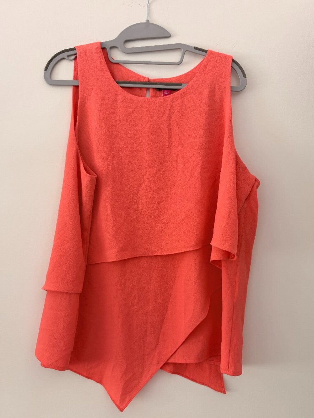 Vince Camuto Coral Orange Fun Summer Top